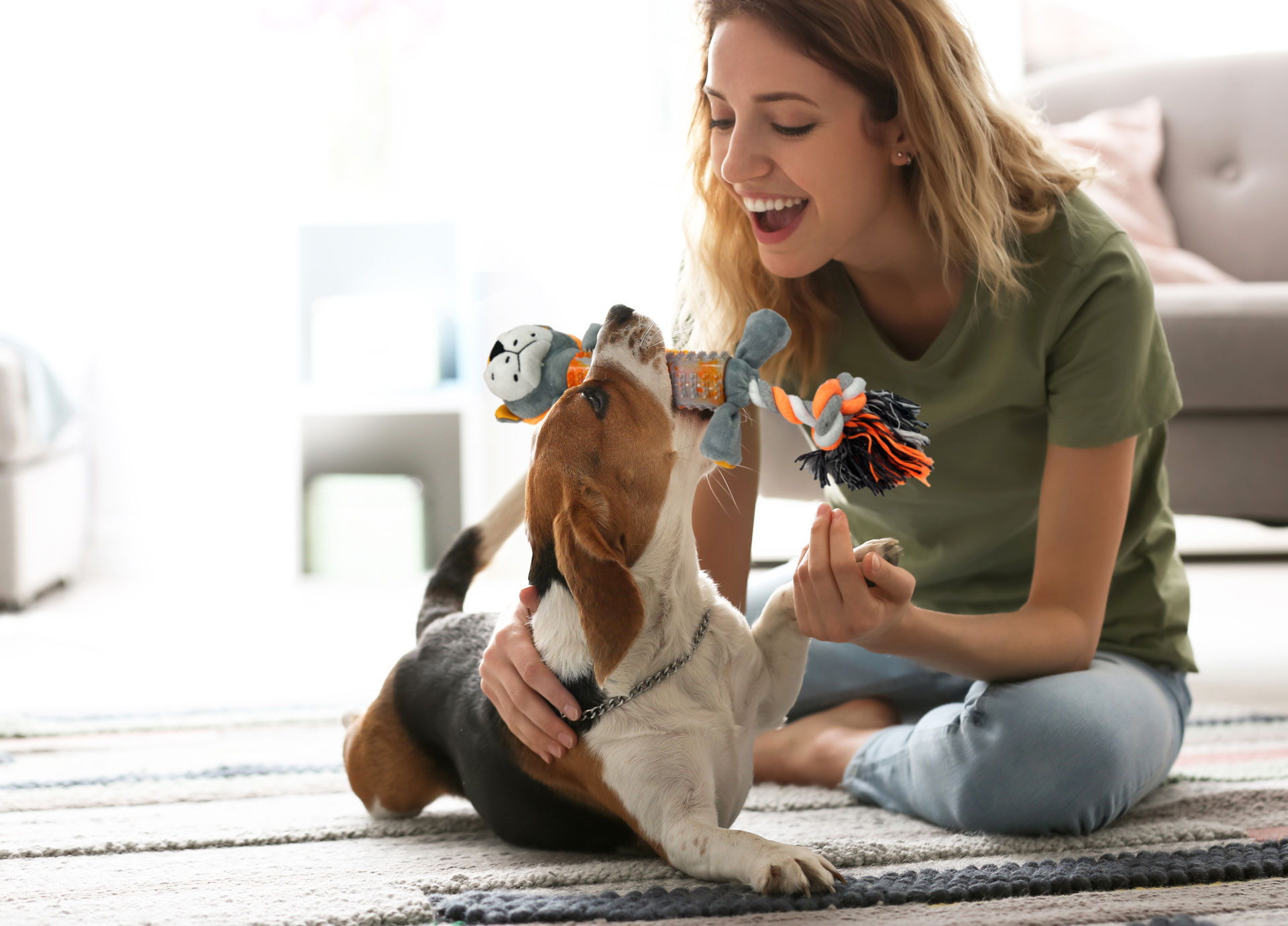 Interactive Dog Toy: Clean Teeth & Playful Fun - ReThink Pet
